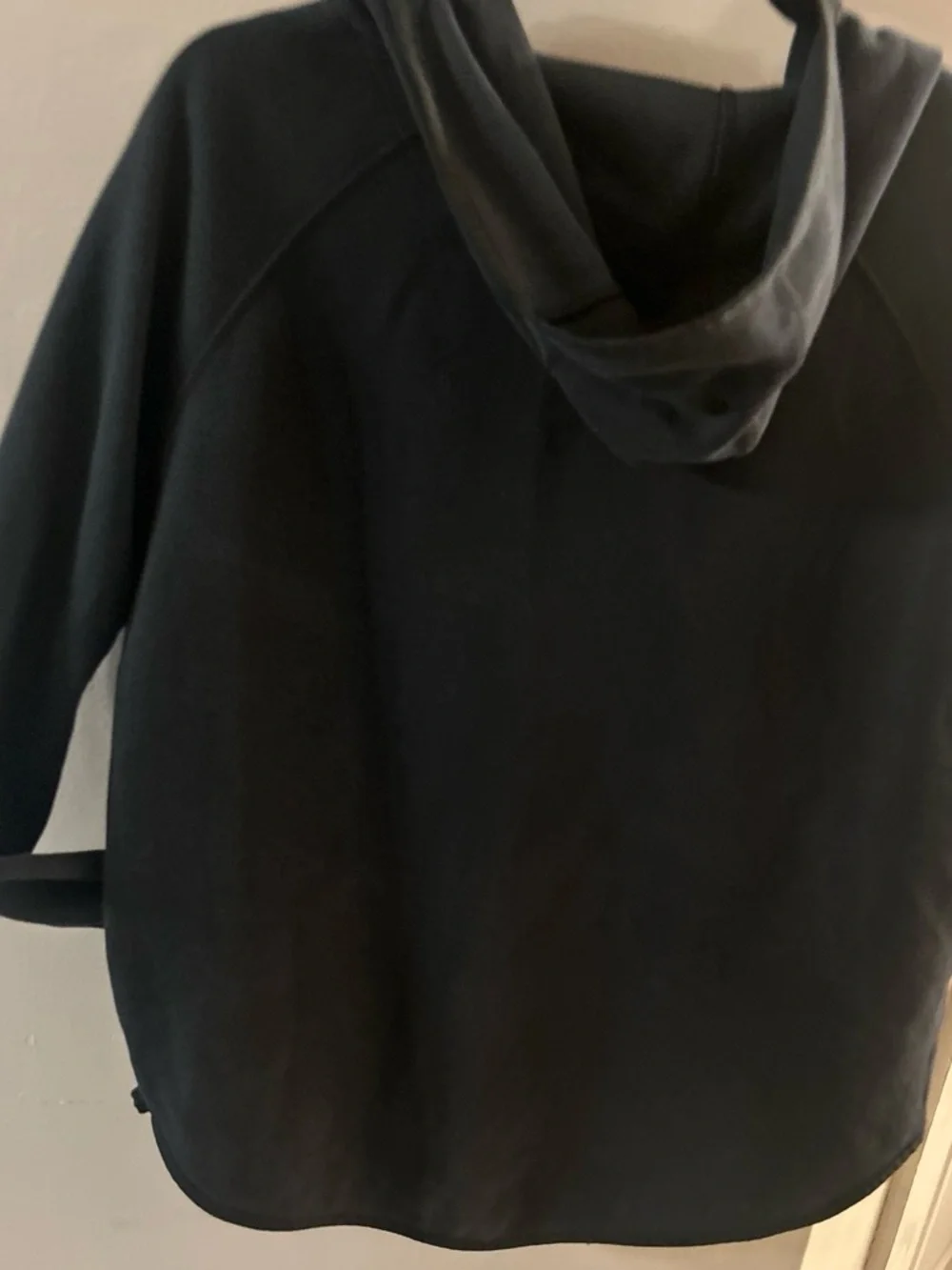 Nike Black Hooded Full-Zip Bomber Jacket